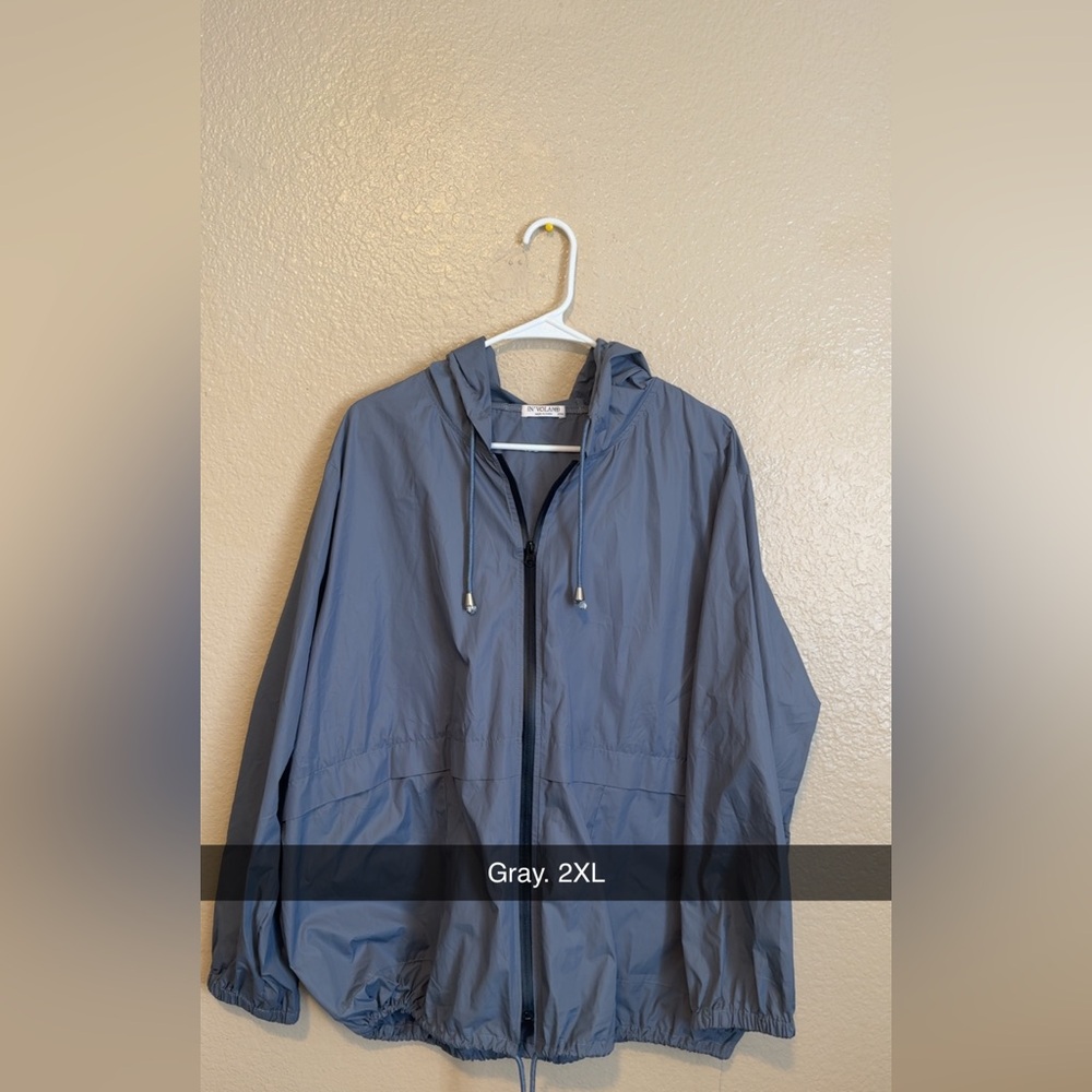 Windbreaker Gray Jacket
